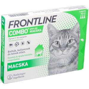 Frontline Combo Spot On macskáknak (0.5 ml / pipetta | 3 pipetta) 94022378 Frontline Bolha- és kullancsriasztó