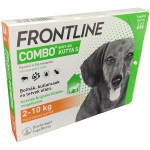 Frontline Combo Kutya S (2-10 kg) (0.67 ml / pipetta | 3 pipetta) 94022377 Frontline Bolha- és kullancsriasztó