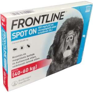 Frontline Spot On kutyáknak XL (40-60 kg) (4.02 ml / pipetta | 3 pipetta) 94022383 Bolha- és kullancsriasztó
