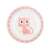 Canpol babies műanyag lapostányér - rózsaszín cica 38862151}