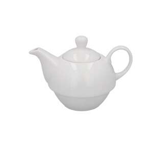 Porcelain White Teapot and Cup 260 ml 45908524 - Teapot