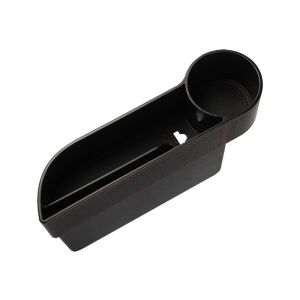 Autós rendszerező és ital tartó, bal oldal, fekete kárpit