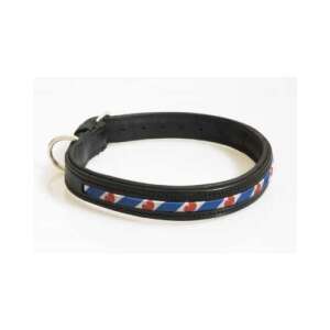 HB 1112 Bőr Kutyanyakörv - Fríz minta - 60 cm