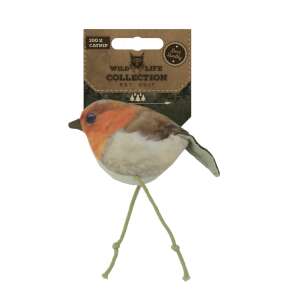 Wild Life - Vörösbegy Macskajáték - Macskagyökérrel Töltve