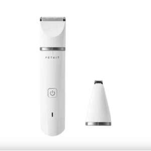 Petkit 2-in-1 pet hair clipper, white, cordless, rechargeable, quiet, for dogs and cats - PetKit