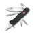 Victorinox Forester Taschenmesser mit schwarzem Griff, geschlossen, alle Werkzeuge sichtbar