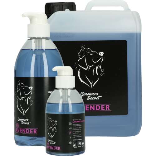 Groomers Secret Levendula illatú kutya sampon, 250ml, 500ml, 2500ml flakonok