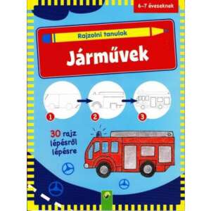 Rajzolni tanulok - Járművek 46861322 Gyermek könyvek - Jármű