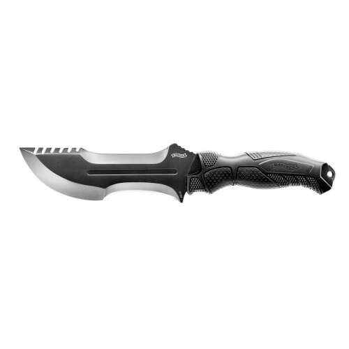 Walther OSK I vadász kés fekete pengével és texturált polimer markolattal