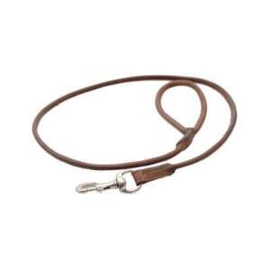 Prémium Bőr Kutyapóráz - Fekete - 130 cm