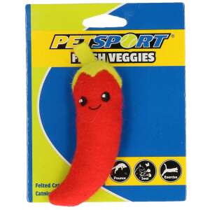 Petsport Macskajáték - Zöldség Plüss - Macskagyökérrel