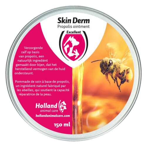 Skin Derm Propolis kenőcs, 150ml, kutyáknak, macskáknak és egyéb állatoknak, Holland Animal Care
