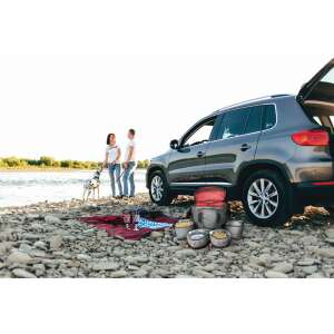 KONG 5 db-os utazótáska kutyáknak és macskáknak, étel- és víztálakkal, tökéletes úti célhoz és kalandokhoz - KONG