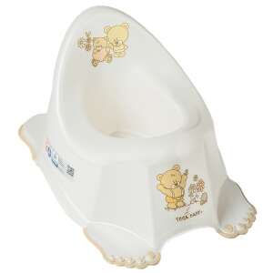 Tega Baby Bili perlmuttweiß Töpfchen mit Bärdesign - Tücher, Schutzgitter und Töpfchen