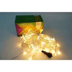 Karácsonyi fényfüzér Flippy Dove típusú, rojtok vakuval, 3 m-es rész, 96 LED, összekapcsolható, átlátszó vezeték, meleg fehér 107588485 - Fényfüzér