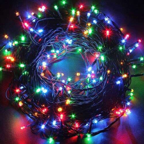 40 méteres LED karácsonyi fényfüzér 1144 LED-del, többszínű, villogó, Flippy márka - Dekoráció