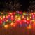 Flippy 35m 1001 LED Christmas icicle lights on wooden fence