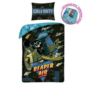 Súprava posteľnej bielizne Call of Duty Reaper Air Attack s obliečkou na prikrývku a vankúš - Posteľná bielizeň