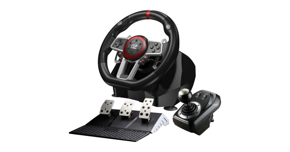 ready2gaming Multi System Multi Kormány és pedál Fekete (PC/PS3/PS4