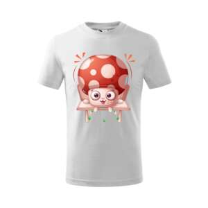 Személyre szabott gyerek póló gomba rajzfilmfigurával - Ajándék póló