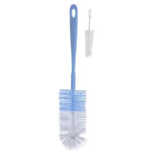 BabyOno bottle and nipple brush, blue, 721/01, for cleaning baby bottles and nipples - Babies & Toddler