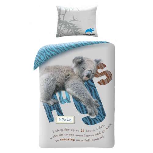 Animal Planet - koalás hátizsákos ágyneműhuzat szett 140 x 200 + 70 x 90 cm