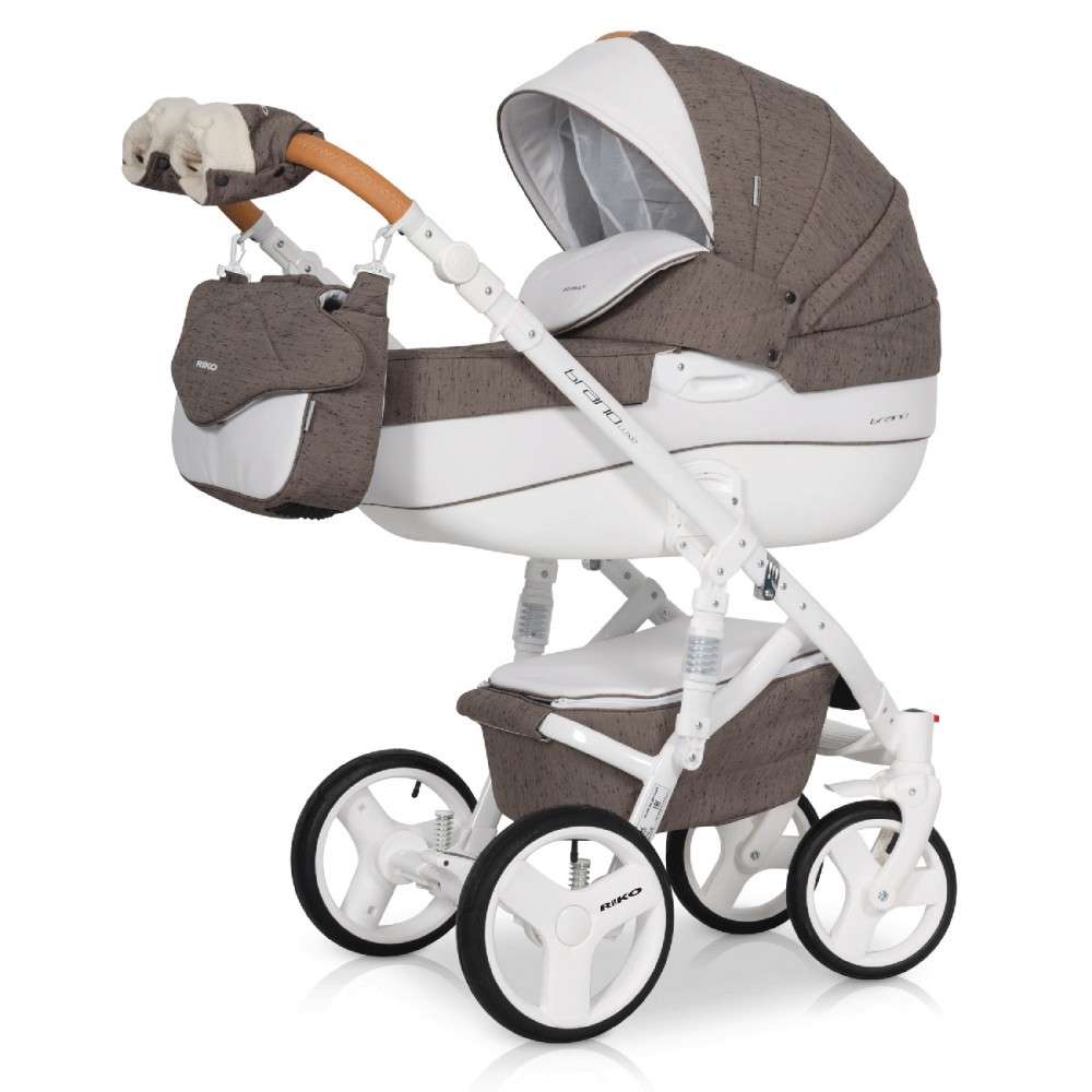 Riko Brano Luxe 3in1 multifunkciós Babakocsi - barna-bézs