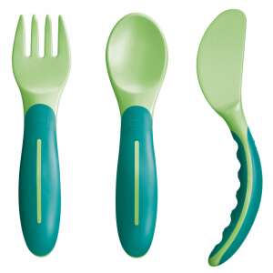 Mam 6h+ evéstanuló Evőeszköz készlet #zöld 74583658 Gyerek tányérok, evőeszközök, étkészletek - Műanyag