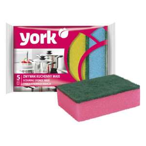 YORK maxi – 5 darabos dörzsis szivacs, 10x6,5 cm 110584536 - Gąbka do mycia naczyń