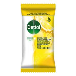 Fertőtlenítő törlőkendő DETTOL Power&Fresh citrom és lime 36 darab/csomag 110584946