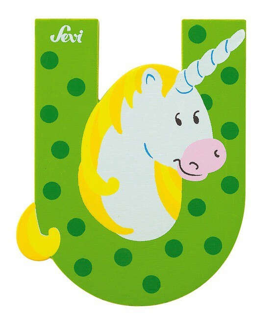 Sevi Fa betű állatos - U - zöld
