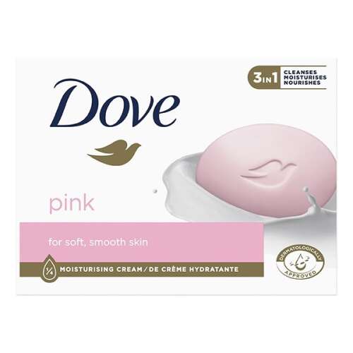 Dove Cremige Riegelseife, 3-in-1, Rosa, 90 g 110585596