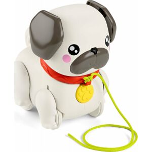 Fisher-Price Piesek Mops do ciągnięcia, widok z bliska - Mattel