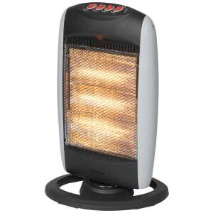 Floria ZLN8397 Halogen Heizkörper, 400-800-1200W, 3 Heizstufen, Oszillierend, Kippschutz - Floria