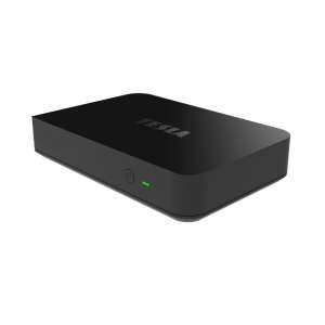 TESLA MEDIABOX XT850 ANDROID TV, czarny dekoder, widok z przodu - Odtwarzacz multimedialny