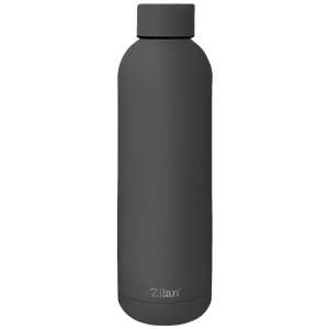 Zilan 500 ml gray thermos bottle, double walled, keeps drinks cold for 24 hours, keeps drinks hot for 12 hours - Food & beverage carrier