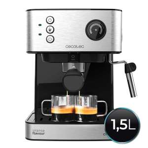 Cecotec 01556 Power Espresso 20 Professionale Presszó karos kávéfőző, Fekete-Ezüst