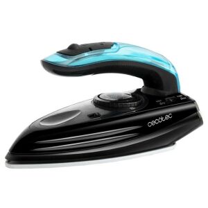 Cecotec Fast&Furious 4000 Пътническа ютия, компактна черна и синя ютия за пътуване - Парочистачка, Шевна машина, Парна станция, Ръчен параход, Желязо и Машина за почистване