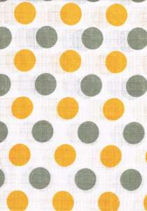 Textil pelenka 1db - Pöttyös #sárga-szürke 30312948