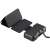 Sandberg Solar 5-Panel Powerbank 27000, fekete, kinyitott, napelemek és powerbank látható