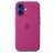 Fuchsia színű szilikon tok MagSafe-vel iPhone 16-hoz