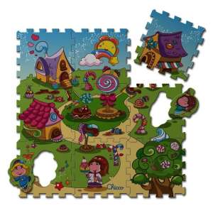 Chicco Candy Village Puzzle - mosható szőnyeg 9db-os 30307704
