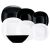 Luminarc Neo Carine 18-piece Dinnerware Set, black and white plates and bowls