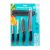 Baker's Secret 5-Piece Kitchen Knife Set with Magnetic Holder, stainless steel knives
