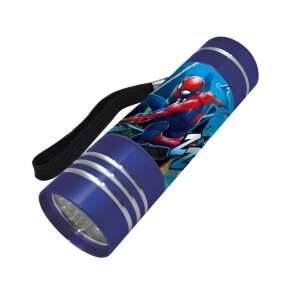 Spiderman LED flashlight, blue, 9 cm, with strap - Flashlight & Headlamp