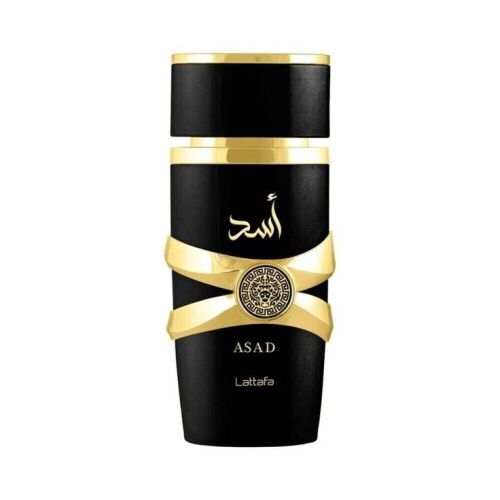 Asad Lattafa Perfumy męskie, butelka 100ml, widok z przodu