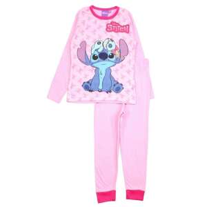 Piżama dla dziewczynek Disney Lilo & Stitch, różowa z nadrukiem Stitch, bluzka z długim rękawem i spodnie - Moda i ubiór
