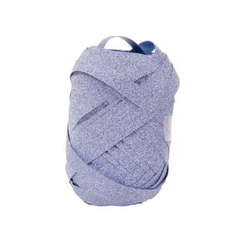 Glitzerlitze rolă panglică decorativă albastru deschis cu sclipici