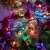 Springos Cl1009 1000 LED Christmas tree lights decorating a Christmas tree
