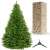 Brad artificial Springos Premium Scandinavian 3D Spruce 1.8m cu cutie și suport